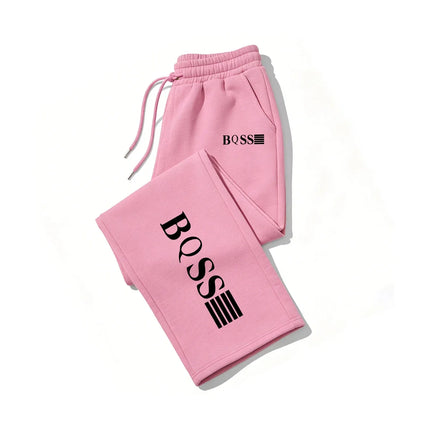 BQSS Printed Joggers Pants for Men and Women High Quality Breathable Sweatpants for Running Casual Loose Sweatpants