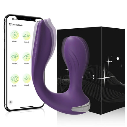 APP Control Panties Vibrator for Women Clit Stimulator Dual Ended Vagina Anal Vibrator Female Masturbator Sex Toy for Couples