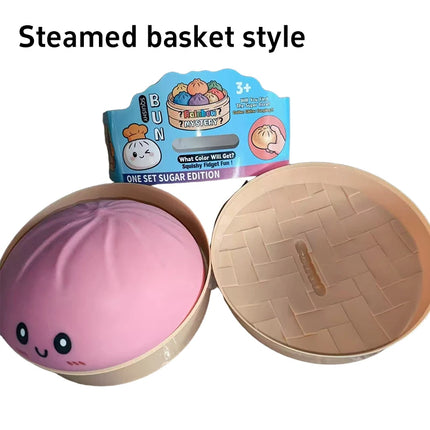 Extra Large 25cm Dumpling Squishy Slow Rebound Sensory Fidget Toy with Colorful Design Soft Stress Ball Home Office Party Gift