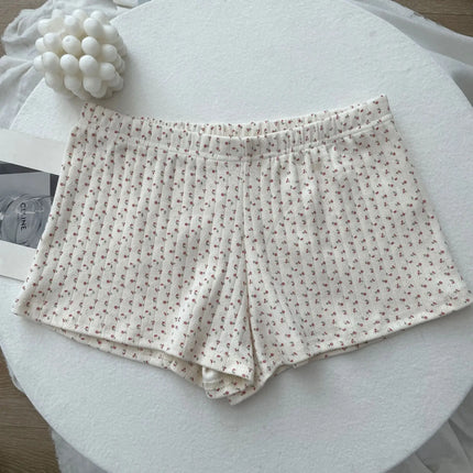 Sweet Floral Print Eyelet Bow Cropped Vests Women Cotton Casual Slim Lace Trim Tank Tops Vintage Preppy Style Cute Camisole Y2K