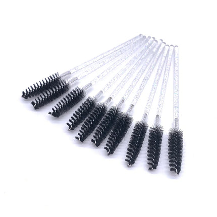 50/10 PCS/Pack Disposable Eyelash Swab Mini Individual Lash Applicators Mascara Brush Eyelashes Extension For Maquillaje Makeup