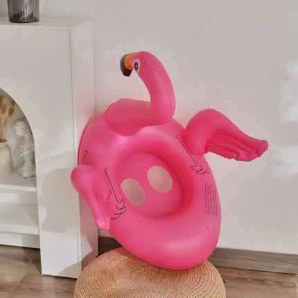 Animal Inflatable Pool Toys Baby Swimming Ring Summer Outdoor Floating Seat Flamingo Pool Party Water Toys for Kids