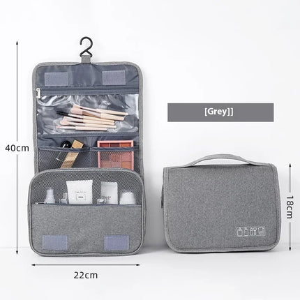 Foldable Toiletry Bag Organizer Hanging Storage Bathroom Makeup Case Cosmetic Bag Travel For Travel Business