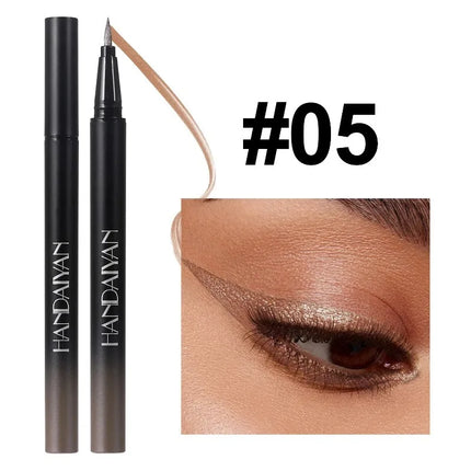Pearlescent Eyeliner Stick Pen Glitter Eyes Shadow Waterproof Quick-dry Gold Eye Liner Shiny High-gloss Cosmetics Beauty Makeup