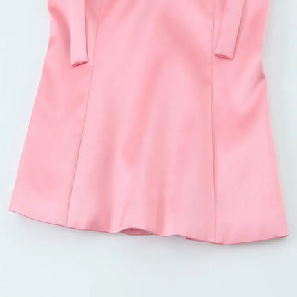 Summer 2025 New Women's Silk Satin Feel Blouse Knot Versatile Design Fashionable Casual Wear Regular Sleeve Length