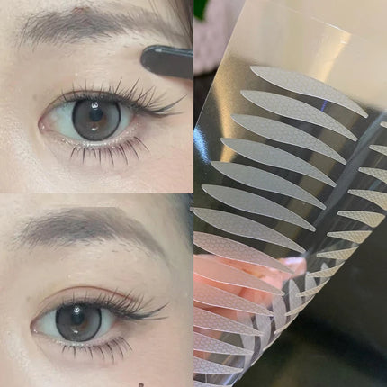 Lace Self-Adhesive Invisible Double Eyelid Tape 72-256 Stickers Eyelid Waterproof Fiber Stickers Women Make Up Eyelid Stickers