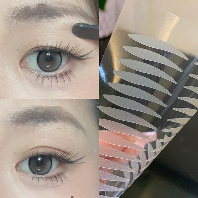 Lace Self-Adhesive Invisible Double Eyelid Tape 72-256 Stickers Eyelid Waterproof Fiber Stickers Women Make Up Eyelid Stickers