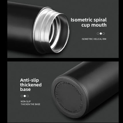 500ML Temperature Display Thermos Cup Stainless Steel Divided Thermos Bottle Outdoor Vacuum Insulated Cup Father's Day Gift