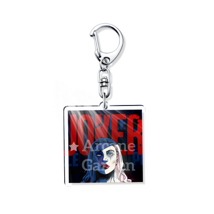 Lady Gaga Abracadabra Sexy Actress Acrylic Icon Keychain Cool Bag Charm Pendant Fan Key Chain Souvenir Creative Friend Kingring