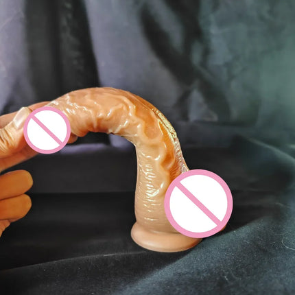 Realistic Soft Silicone Dildo Sexy Adult supplies Penetration Dildo Anal Masturbation Dick Penis Sex Toys For Women Adult Toys18