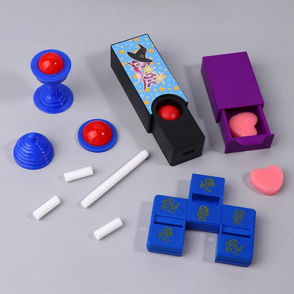 1 jouet pour enfants avec puzzle interactif de boîte magique variable compétences d'accessoire de magie de gros plan classique