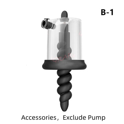 PRO Manual Vacuum Anal Pump Anus Dilator Stimulator Butt Plug Penis Pump Anal Plug Sex Toys For Man Women Vagina Sucking Adult