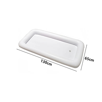 1 Piece of Inflatable Serving Stick, Ice Self-Service Salad Serving Tray, Food and Beverage Holder, Cooler Container