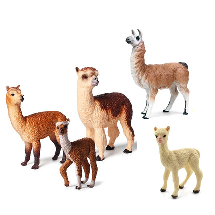 Simulation Woodland Animal Deer ,Moose,Elk,Reindeer,Alpaca,Kudu Model Figurines Cake Toppers Collection Figure Christmas Gift