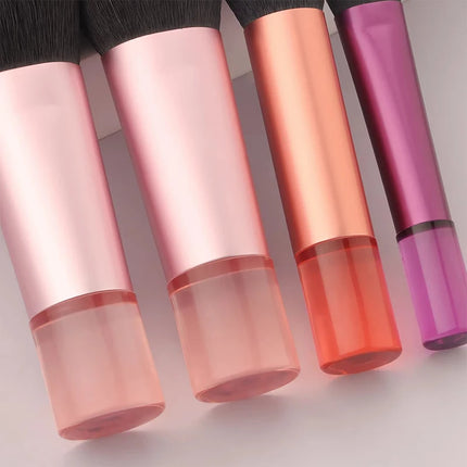 10Pcs Mini Makeup Brush Set Powder Eyeshadow Foundation Blush Blender Concealer Beauty Makeup Tools Brush Professional Supplies