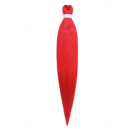 Pre-stretched Braids Hair Professional Itch Free Hot Water Setting Synthetic Fiber Ombre Yaki Texture Braid Hair Extensions