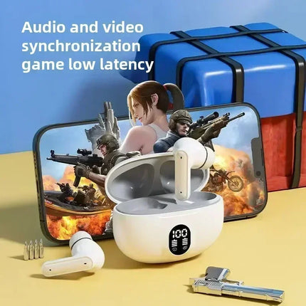 Original TWS Wireless Headphones Game Bluetooth Headphones with Microphone Noise Reduction High Fidelity Bass Earphones