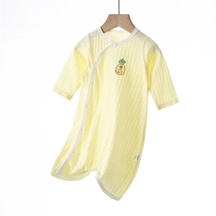 Summer Newborn Baby Homewear Cotton Infant Rompers Soft Baby Bodysuit Breathable Boy Girls  Pajamas Baby Clothes 0-18 Months
