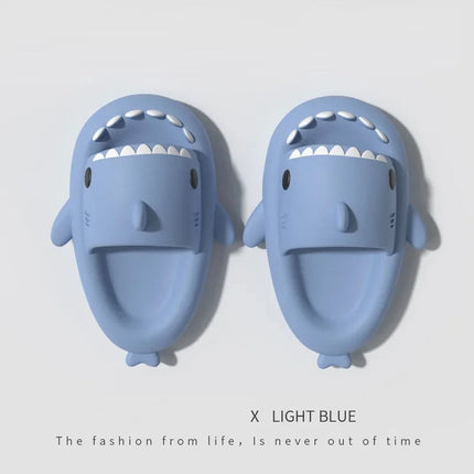 Eyriphy New Design Women Shark Slippers Men Cute Flat Sandals Fashion Cozy Casual Beach Sandals Lovers Home Lovely Bathroom Shoe