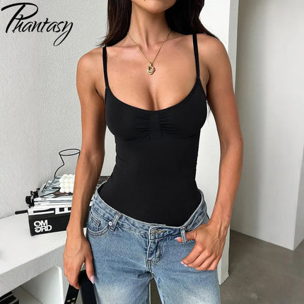 Phantasy Sexy Spice Sling Strap Slim Vest Women's Clothing 2025 Spring And Summer Comfortable Breathable Vest for Women Home