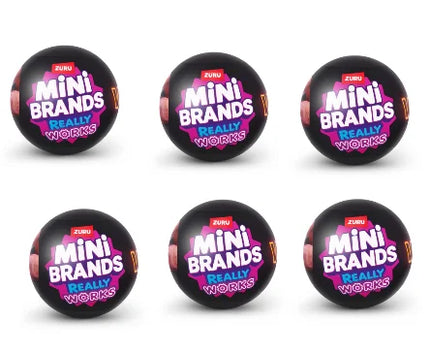ZURU Mini Brands Really Works Vinyl Capsule Blind Box Unbox Music Vinyl Playset Fully Working Miniature Record Player Mini Vinyl