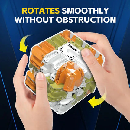 3D Maze Magic Cube Puzzle Toy Labyrinth Rolling Ball Magic Cube Release Stress Autism Anxiety Adult Kids Relief Anti-Stress toys