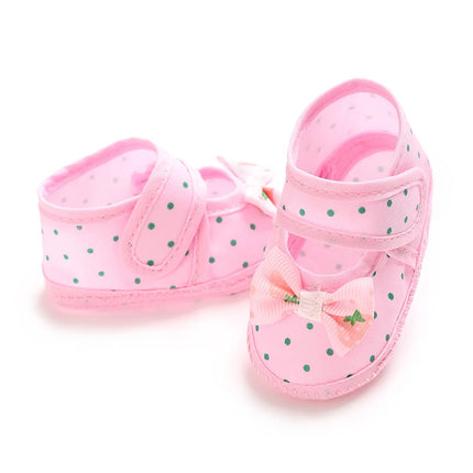 Newborn Baby's First Baptism Shoe: Newborn Boys and Girls' White Baptism Shoes Soft Sole Walking Shoes Multiple Styles-9CM/10CM