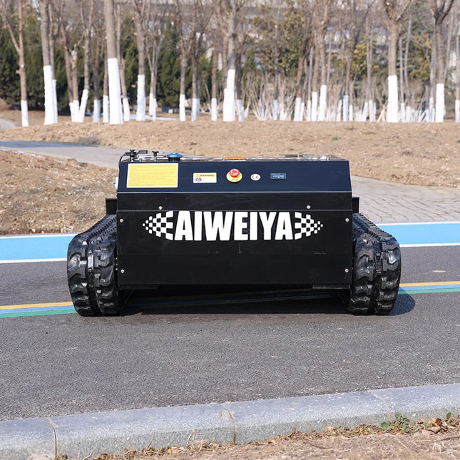 Customized AWY-900 All-Terrain Zero-Turn Remote Mower, 1500W*2 Brushless Motors for Stable Mowing snow shoveling lawn mower