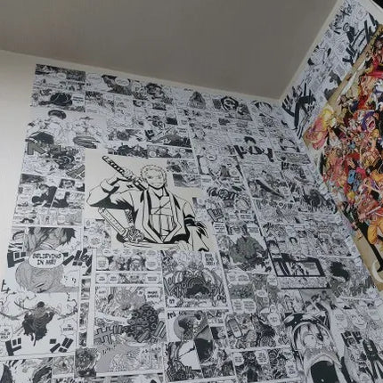 Japanese popular animation (21X30cm) 20/30/40pcs self-adhesive cartoon stickers room decorations wall stickers