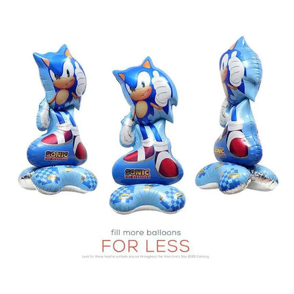 Sonic 3D Foil Balloon 62x148cm - Party Birthday Decoration Gift / Sonic 3D Balloon 62x148cm - Party Decoration Gift