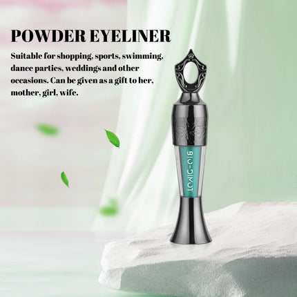 BIO-DIMOT Long-Lasting Smudge-Proof Powder Eyeliner - Water-Resistant, Multi-Use for Natural & Bold Eye Looks, Perfect Gift for