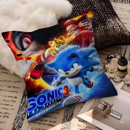 Sonic Cushion Cover Pillow Case 40x40cm 45x45cm / Sonic Cushion Cover Pillow Case