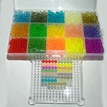 Beads Puzzle Crystal DIY Water Spray Beads Perlen Set Ball Games 3D Handmade Magic Toys for Children Water Mist Magic Beads