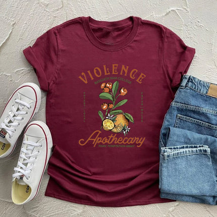 Violet Sorrengail Apothecary T-shirt Basgiath War College Shirt Fourth Wing Graphic T Shirts Bookish Tees Gift for Book Lover