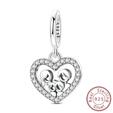 Original 925 Sterling Silver Charms Beads Crown Football Trophy Carp Cat Charms Fit Bracelet Bangle Necklace Woman Jewelry Gift