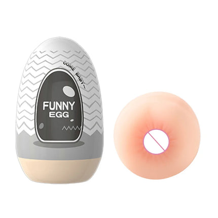 Cups Masturbator Egg Portable Stimulator Penis Massager Soft Rubber Adult Sex Toys for Men Realistic Vagina Pocket Pussy