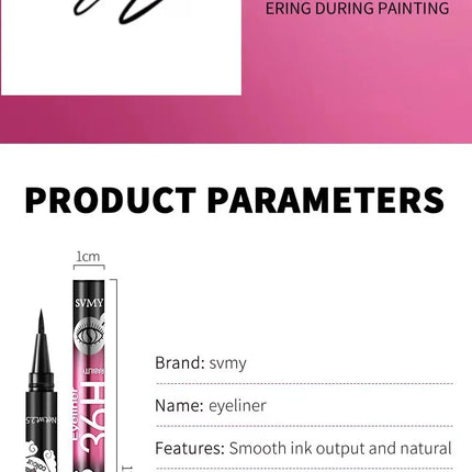 2/5/10pcs Black waterproof sweat-proof eyeliner pencil set, long-lasting and non-smudging beginners perfect gift for beginners