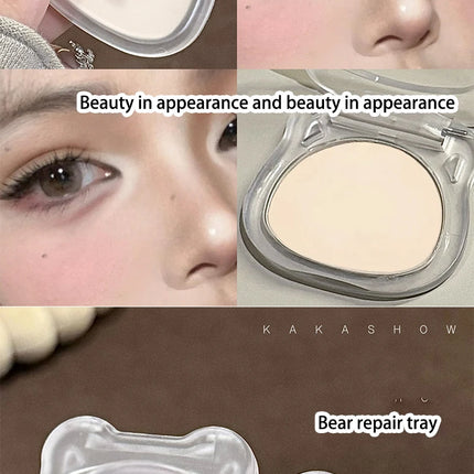 Skin-friendly powder, oil control skin, fill makeup concealer,waterproof and sweat proof, do not take off makeup not card powder