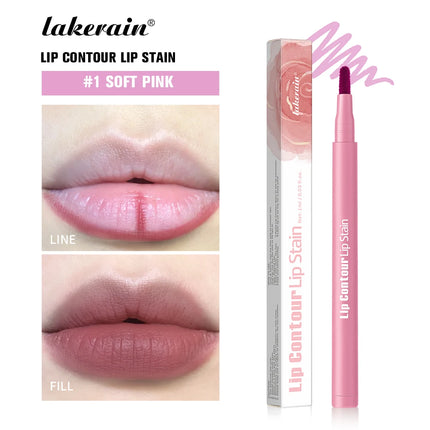 Lakerain Lip Liner Pencil Ballpoint Felt Tip Transfer-proof Lip Liner Stain Smudge-proof Waterproof Lip Liners Natural Makeup