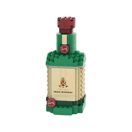 New Creative Whiskey Bottle Building Blocks, 3D Puzzle DIY Model Kits for Adults, Home Bar Decoration, 10 Styles Available