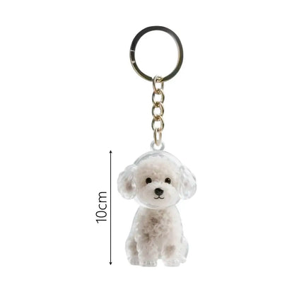 Transparent Dog Fur Storage Fur Storage Capsule DIY Accessories Portable Souvenirs Keychain Handmade Design Pet Hair Container