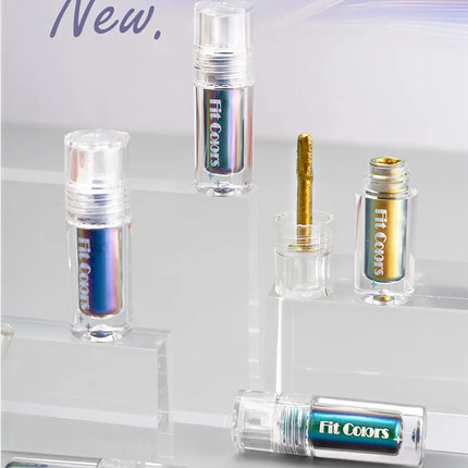 Glossy Metallic Eyeshadow Lipstick Set Liquid Glitter Pigment Optical Chameleon Face Beauty Makeup Cosmetic