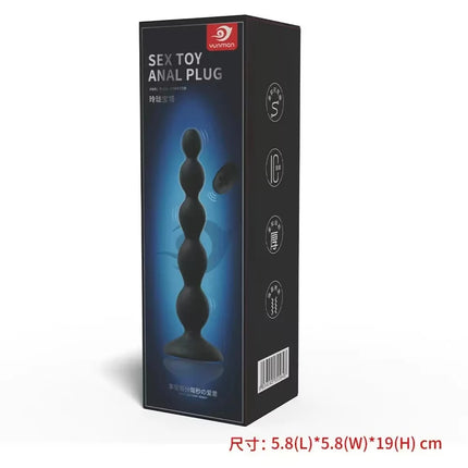 10 Speed Anal Vibrator Male Prostata Massager Anal Beads Butt Plugs G Spot Dildo Vibration Sex Toys for Men Gay Women USB Charge