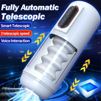 Sex Toy for Men Thrusting Male Masturbation Cup Pocket Vagina Pussy Penis Trainer Sexy Voice Men's Masturbator Toy Adults Goods
