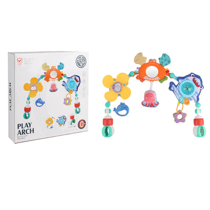 Baby Stroller Arch Toys Bouncer Toy Pram Activity Arch Toys Fine Motor Skills Toys Sensory Development Arch Baby Car Seat Toys