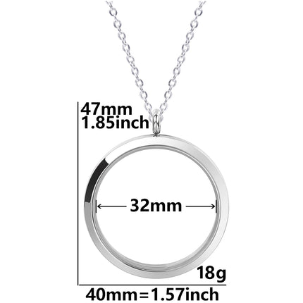 High Fashion Twist Locket Pendant Necklaces For Women Men Jewelry Memory Photo Floating Charm DIY Stainless Steel Lockets Gift