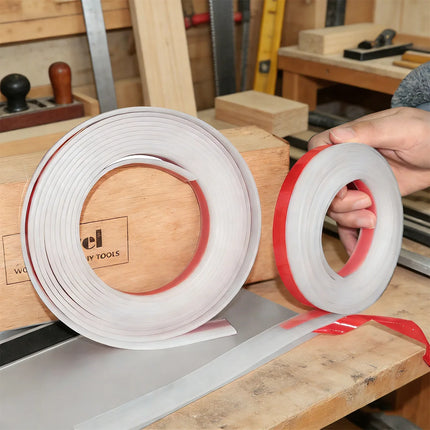 Splinter Guard Replacement Strip Fit for Track Saw Guide Rail, 2.5mm Thickness 21mm Wide Tape Strip Track Rail Saw Accessories