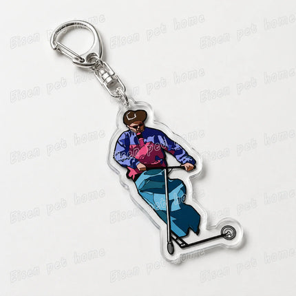 Oliver Tree Ugly Is Beautiful Keychain for Accessories Bag Charm Music Tour Let Me Down Key Chain Ring Jewelry Fans Gifts
