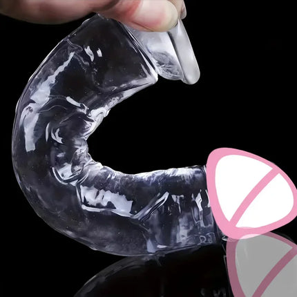 Cheap Jelly Dildo 5 Sizes Realistic Butt Plug Suction Cup Big Dick Soft Masturbators G Spot  Anal Sex Toys For Women Men Gay 18+