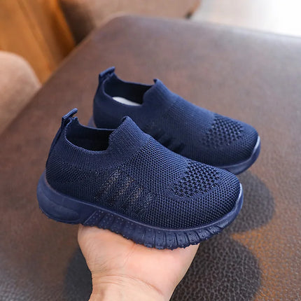 Children's Running Sneakers Boys Girls Casual Mesh Breathable Non-Slip Walking Patchwork Tennis Toddler Soft-Soled Girls' Shoes